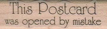 This PostCard Was Opened 3/4 x 2 1/2-0