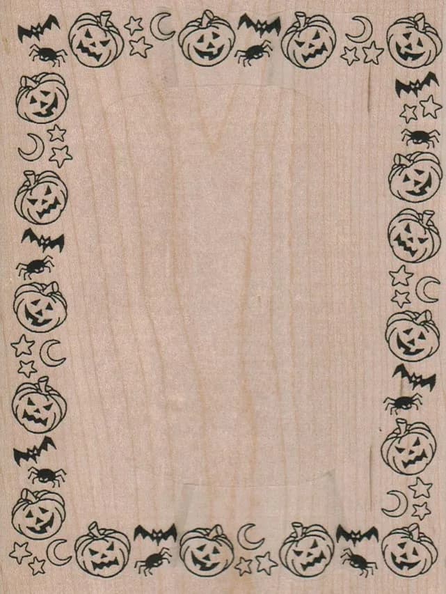 Halloween Border 4 1/2 x 5 3/4-0