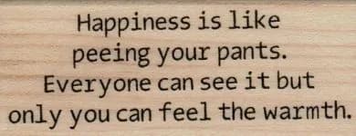 Happiness is Like 1 1/4 x 2 3/4-0