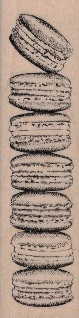 Stack of Macarons 1 1/2 x 5 1/2-0