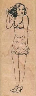 Scantily Clad Lady 1 1/4 x 3-0